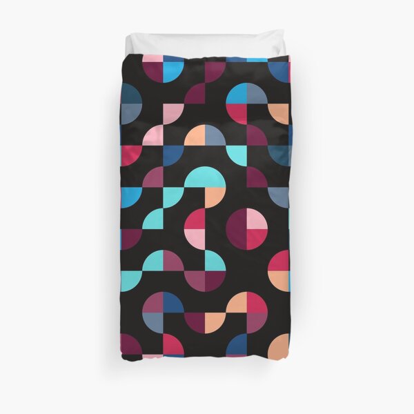 Excitedly Inoffensive Mercury (reds, blues and yellows) Duvet Cover