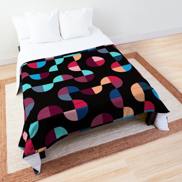 Excitedly Inoffensive Mercury (reds, blues and yellows) Comforter