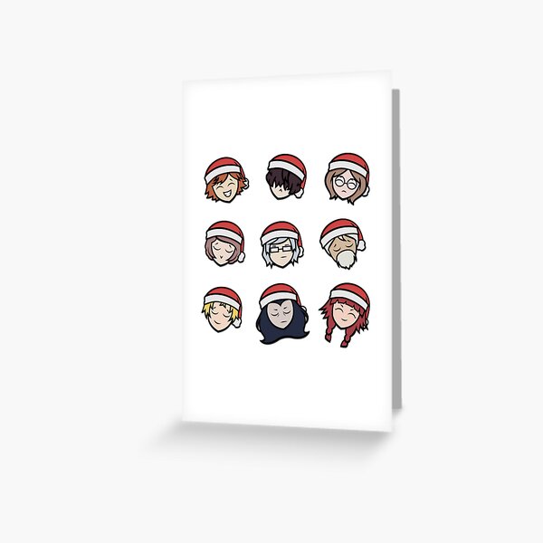 Bungou Stray Dogs - Christmas Party! - American Guild Greeting Card