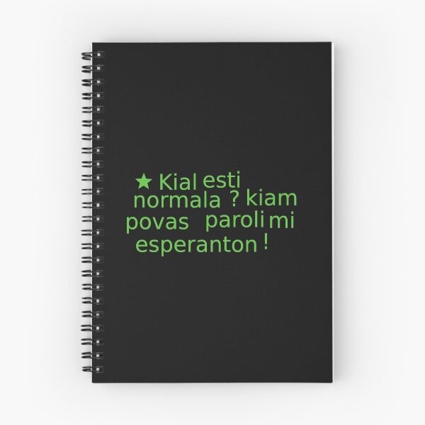 Item preview, Esperanto "¿por qué ser normal?" (negro) designed and sold by MsTyson.