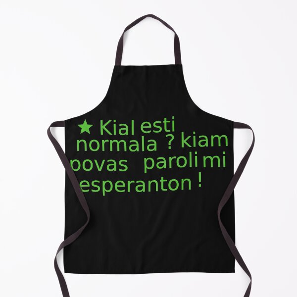 Item preview, Esperanto "why be normal?" (black) designed and sold by MsTyson.