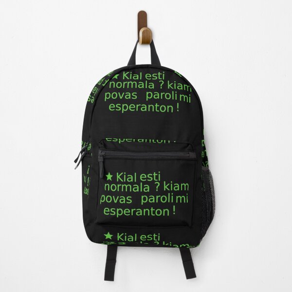 Item preview, Esperanto "why be normal?" (black) designed and sold by MsTyson.
