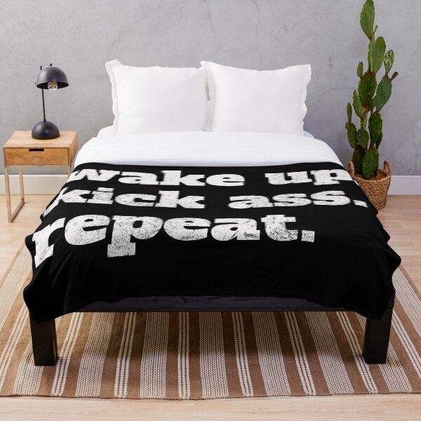 Item preview, Wake Up, Kick Ass, Repeat designed and sold by Zerasu.