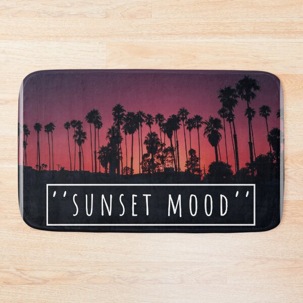 Item preview, Sunset Mood View of Palm Trees designed and sold by LotusBlue77.