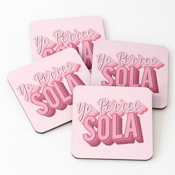 Item preview, Yo perreo sola text in pink designed and sold by enriquepma.