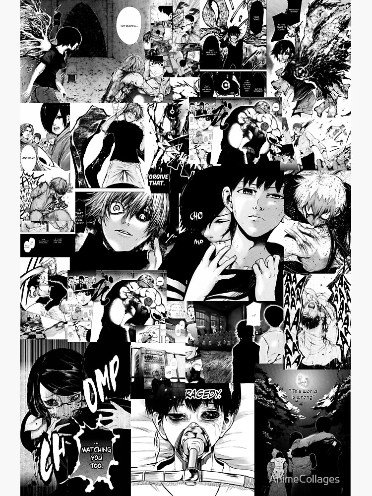 Tokyo Ghoul Manga Collage Postcard By Animecollages Redbubble Tokyo Ghoul Manga Collage Postcard By Animecollages Redbubble