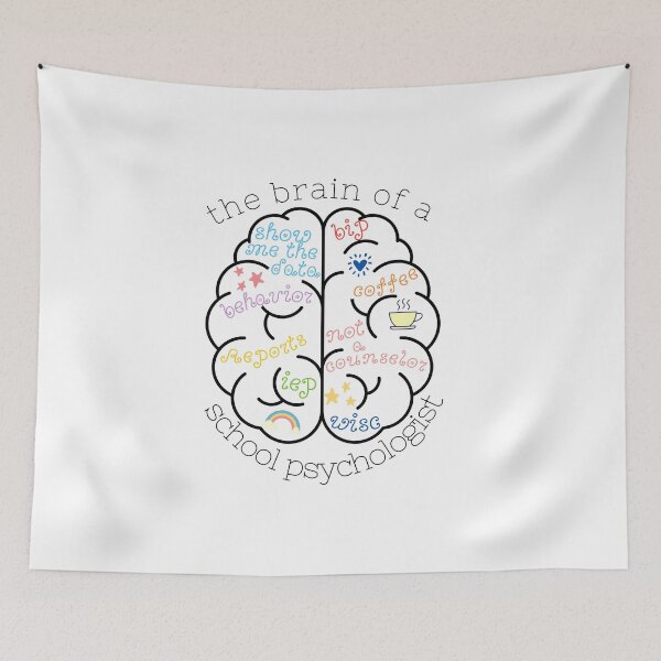 Item preview, school psychologist designed and sold by stickersbycare.