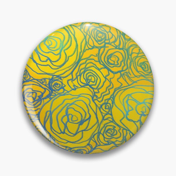 Item preview, Yellow floral designed and sold by catsandswords.