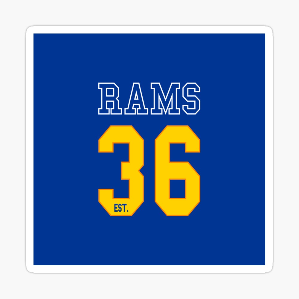 LA Rams Established 1936 Graphic T-Shirt for Sale by Gaspinall