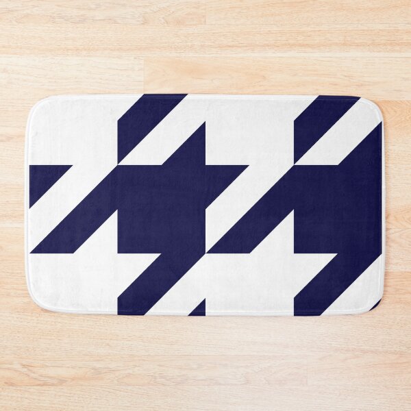 Item preview, Navy Houndstooth in White designed and sold by Moyanana.