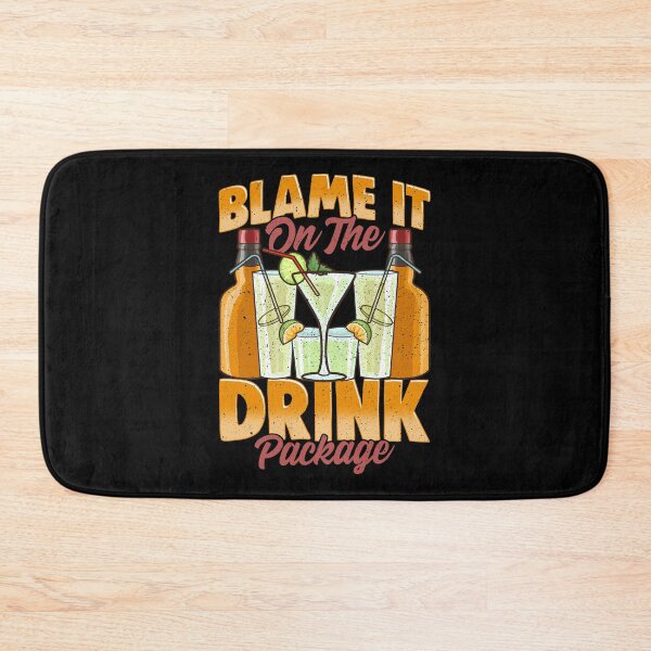 Item preview, Blame It On The Drink Package Cruise Vacation Pun designed and sold by perfectpresents.