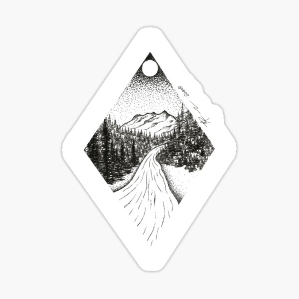 Bow River Sticker