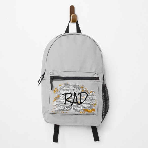 Item preview, RAD - River Arts District - Asheville, NC - Rustic Grey BG designed and sold by Serena's Asheville Merch.