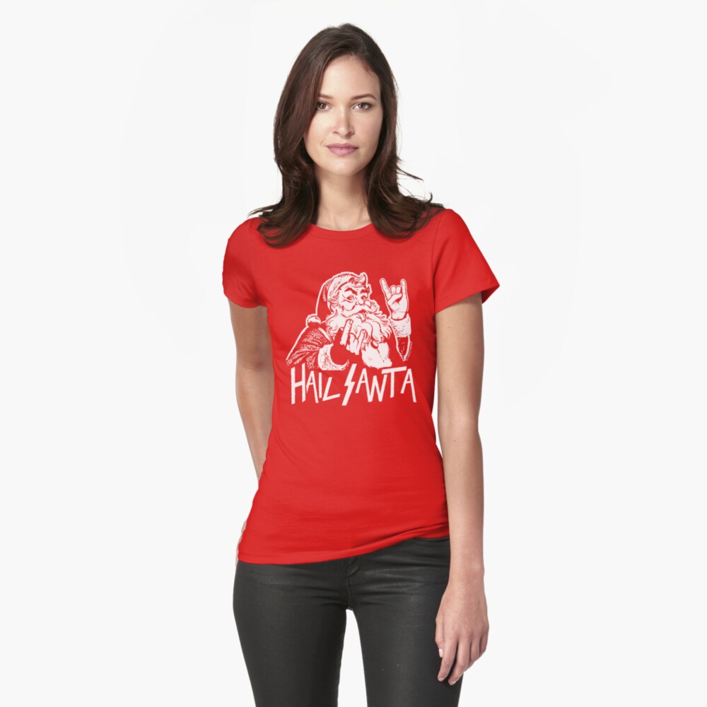 hail santa t shirt