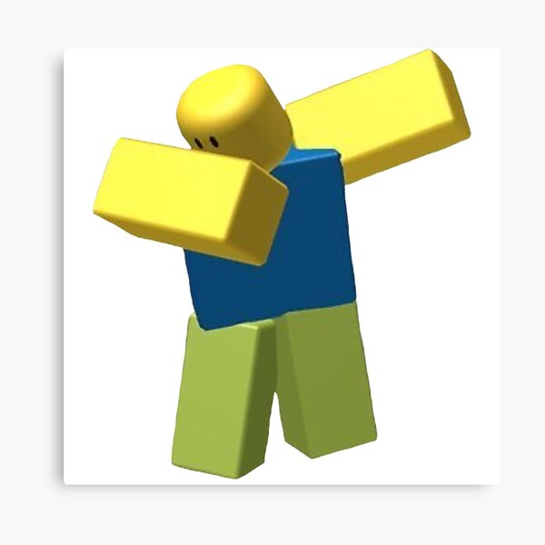 Noob Wall Art Redbubble - roblox character silhouette bux gg real