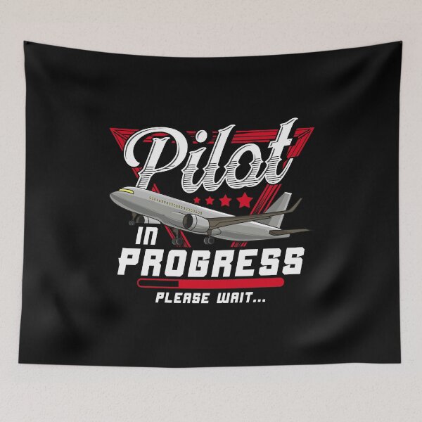 Item preview, Pilot In Progress Please Wait Cute Future Airplane designed and sold by perfectpresents.