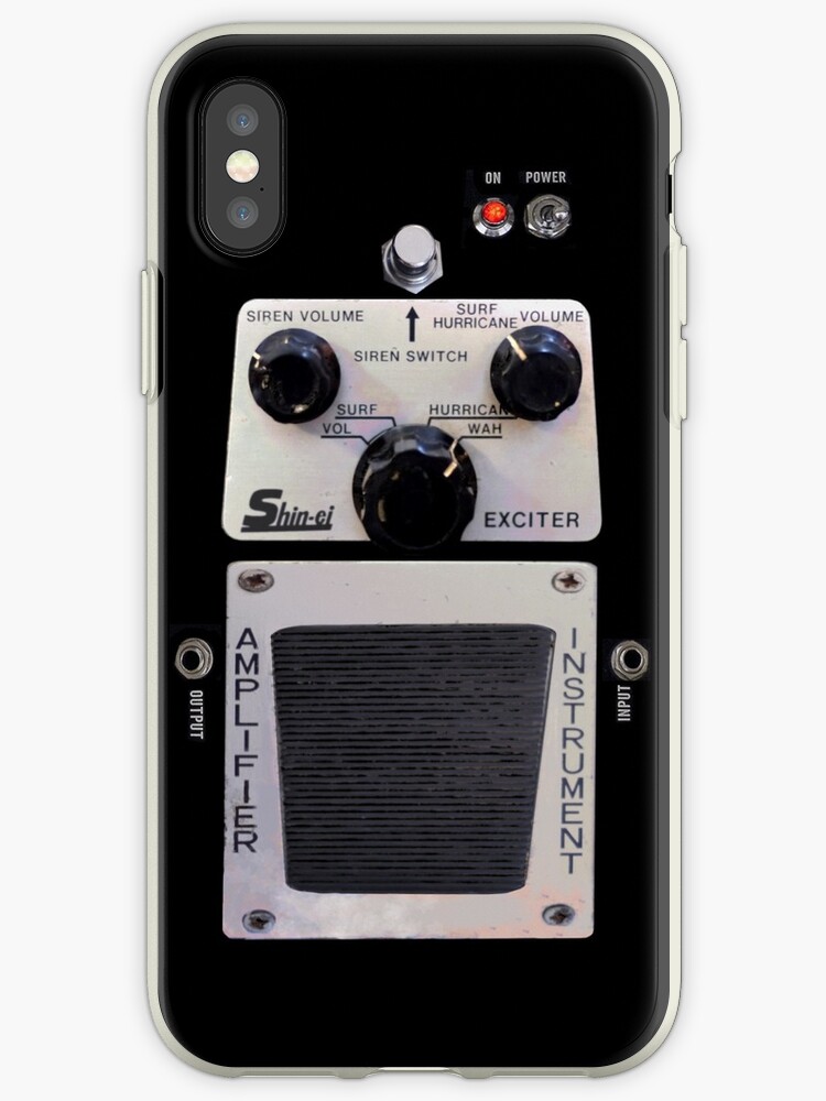 "Shinei Exciter Guitar Pedal Phone Case" iPhone Cases & Covers by