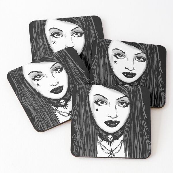 Item preview, SEXY GOTH GIRL Vampire vampires designed and sold by HorrorIllustrat.