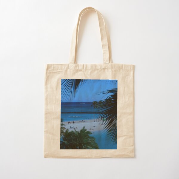 Hawaii Beach Photo Cotton Tote Bag