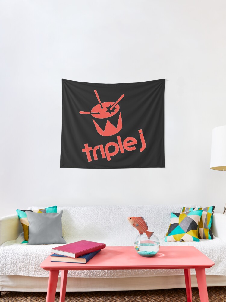 Triple J The Jays Australia S Iconic Youth Radio Station Logo Tapestry By Art On Fire Redbubble