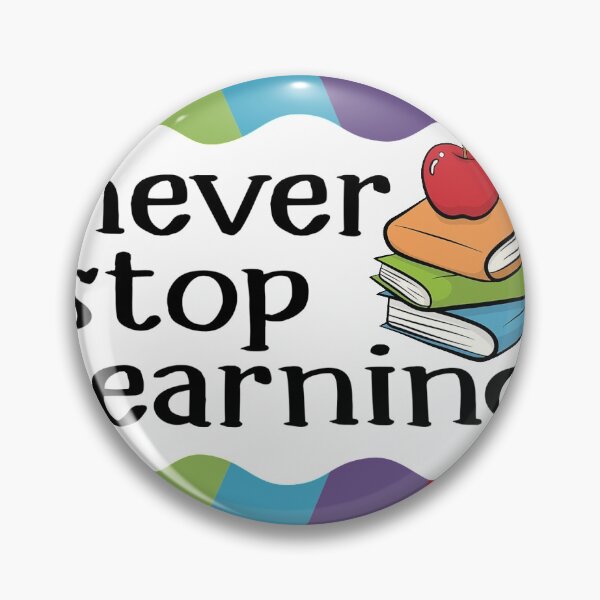 Artikelvorschau, teacher back to school never stop learning entworfen und verkauft von MonaMortiz.