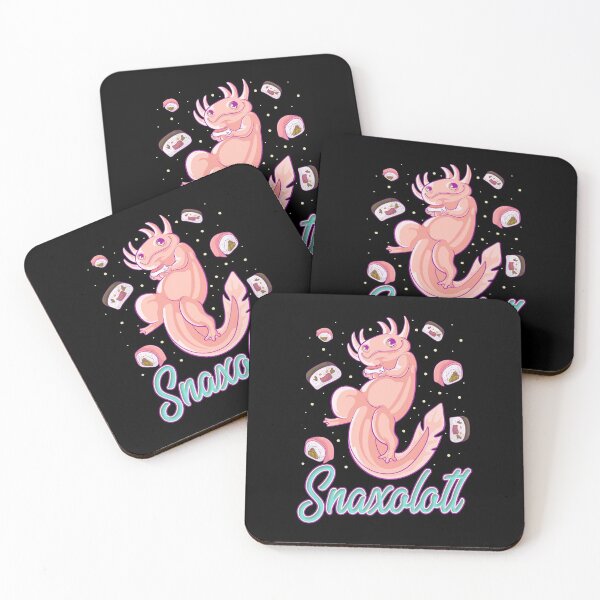 Item preview, Snaxolotl Funny Axolotl Sushi Snacks Kawaii Food designed and sold by perfectpresents.