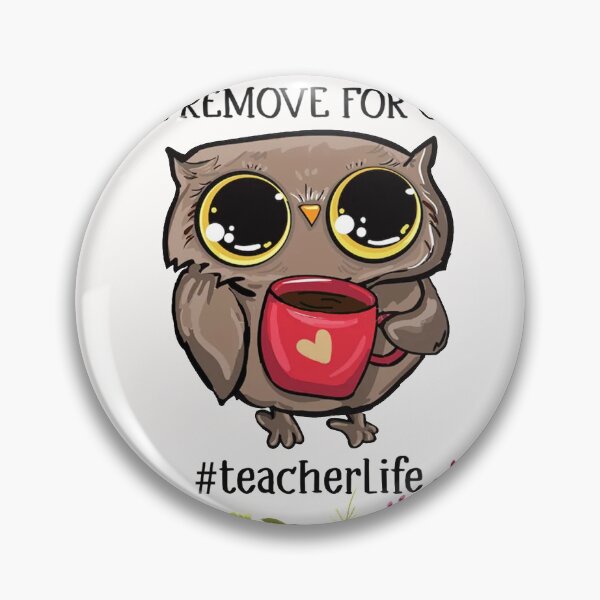 Item preview, teacher back to school owl will remove for coffee designed and sold by MonaMortiz.