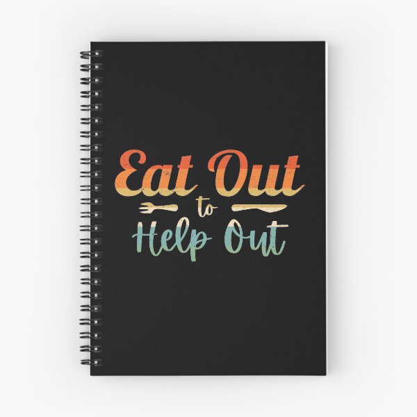 Item preview, Eat Out To Help Out Retro Colours With Fork and Knife designed and sold by bonmotto.