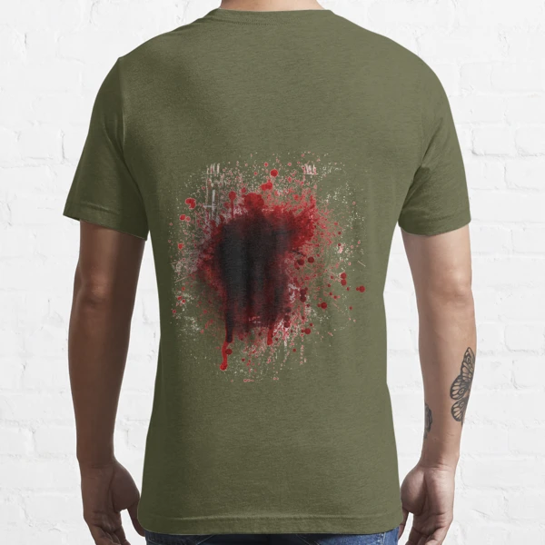 Blood splatter blood stain Essential T-Shirt for Sale by Dream Imagine  Create .