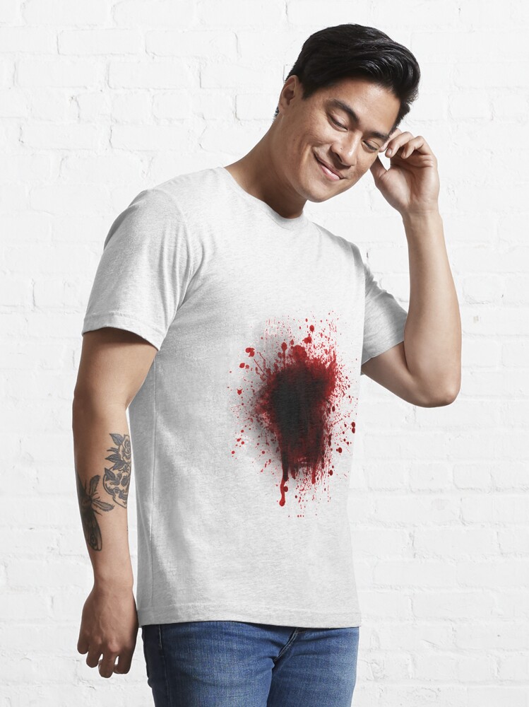 Blood splatter blood stain Essential T-Shirt for Sale by Dream