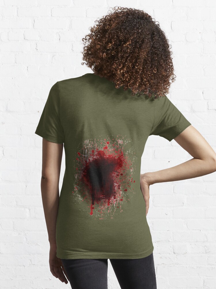 Blood splatter blood stain Essential T-Shirt for Sale by Dream Imagine  Create .