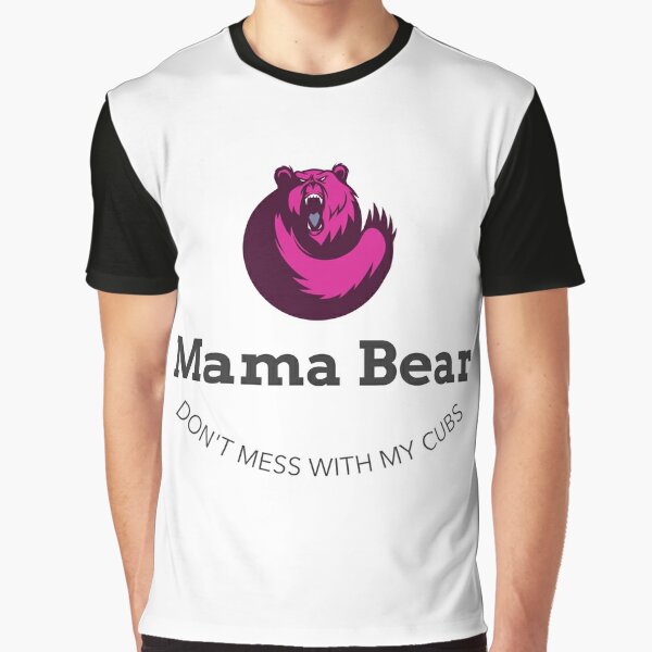 Mama Bear Shirts for Women Mess with the Cubs Shirt