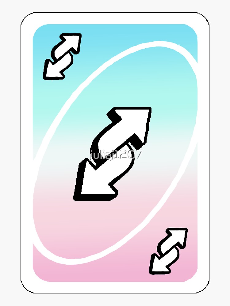 Custom Discord Emoji — uno reverse card (blue/yellow,/red/green