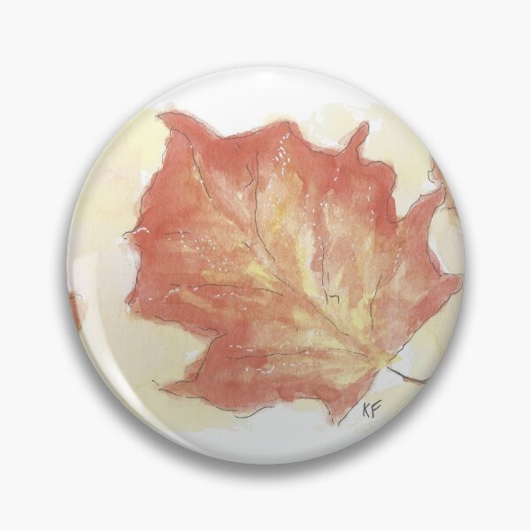 Item preview, Maple Leaves Watercolor (01) designed and sold by PaintingsByKF.