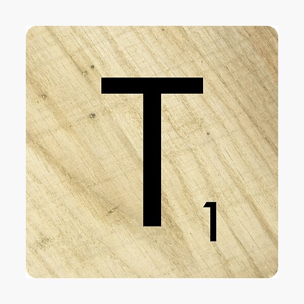 scrabble tile letter b photographic print by square jane redbubble