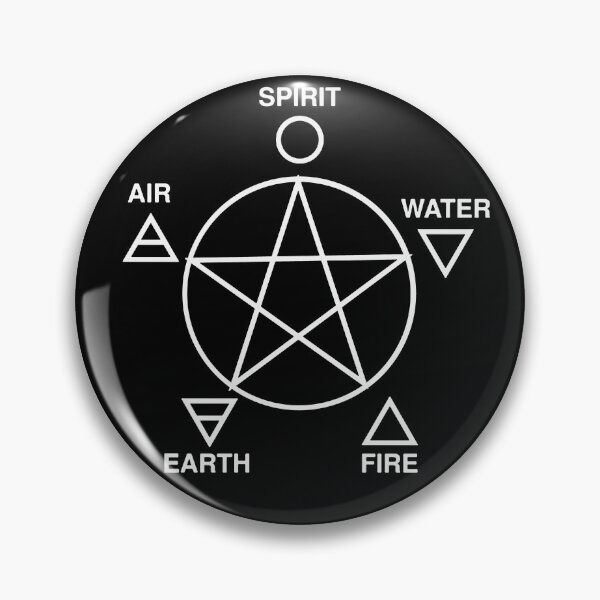 Artikelvorschau, Pentagramm-Elemente Magick Occult Goth Witchcraft Star Symbol entworfen und verkauft von blueversion.