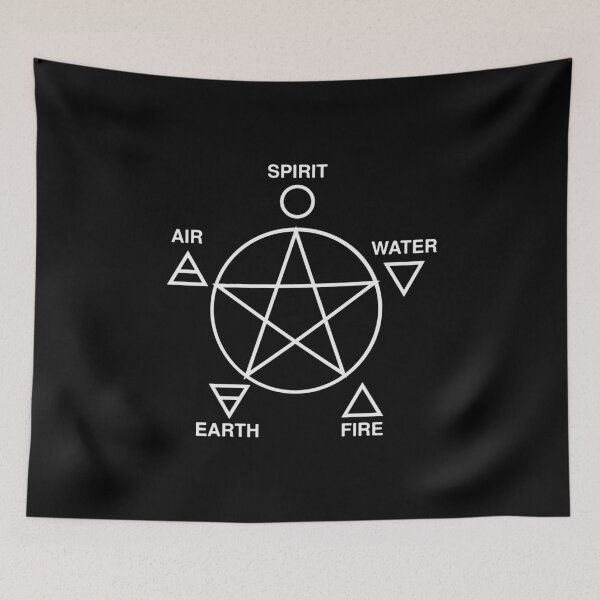 Item preview, Pentagram Elements Magick Occult Goth Witchcraft Star Symbol designed and sold by blueversion.