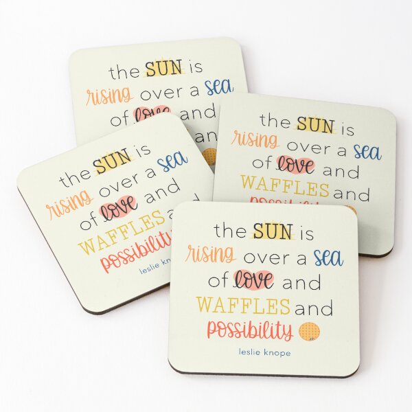 Item preview, Parks and Rec - Waffles and Possibility designed and sold by playbillpaintng.