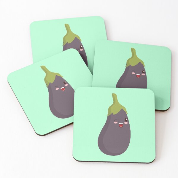 Item preview, Cheeky Kawaii Eggplant  designed and sold by miller8888.