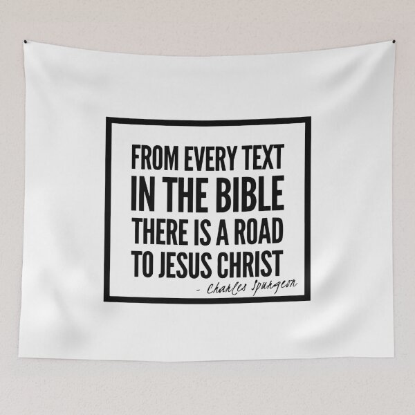 Item preview, Charles Spurgeon Quote - Road to Jesus designed and sold by HalpinDesign.