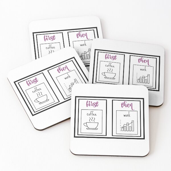Item preview, First coffee BCBA designed and sold by stickersbycare.