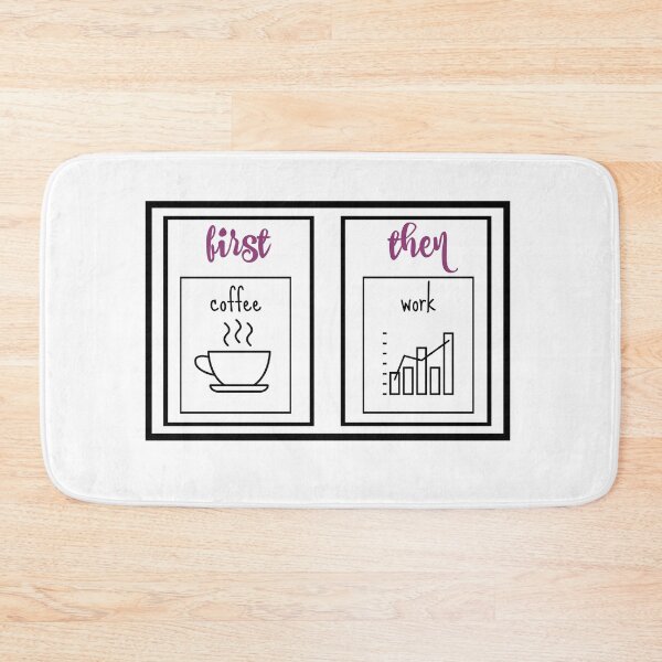 Item preview, First coffee BCBA designed and sold by stickersbycare.