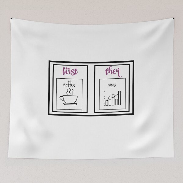 Item preview, First coffee BCBA designed and sold by stickersbycare.