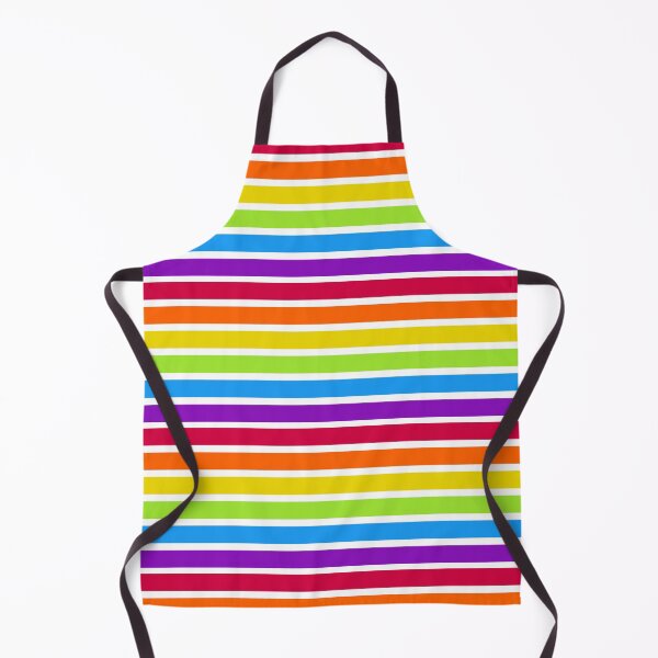 Item preview, Bright Colorful Horizontal Rainbow Stripes designed and sold by wordznart.