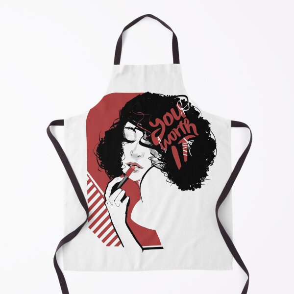 Item preview, Fashion Curly Hair Girl You Worth It designed and sold by Soratern.