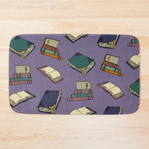 Item preview, Book Lovers Pattern-Lilac designed and sold by millersmystical.