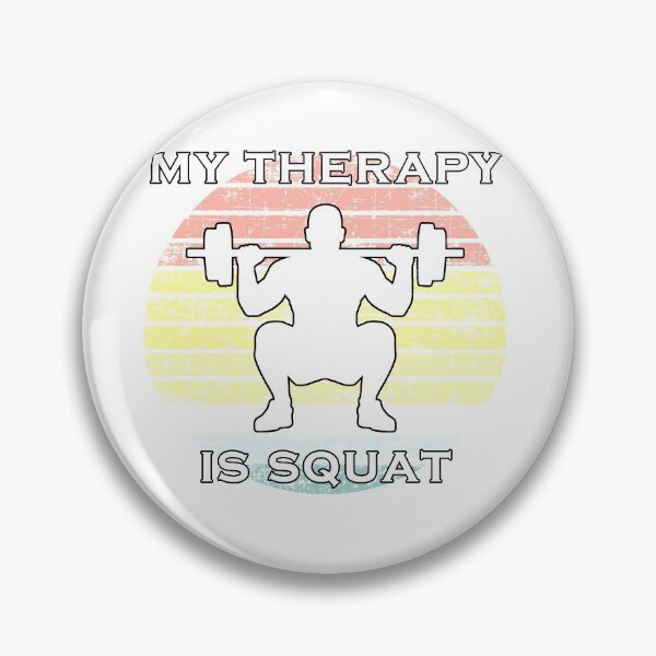 Item preview, My therapy is squat designed and sold by Catsloversdotme.