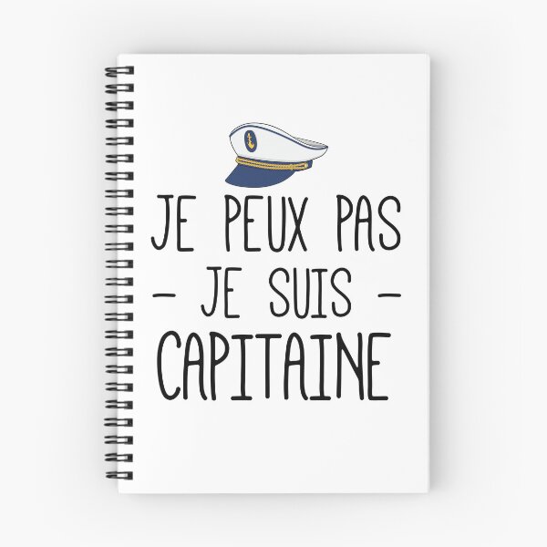 Aperçu de l'œuvre Je peux pas je suis capitaine créée et vendue par Sasha-Arts.