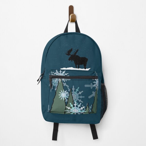 Item preview, Moose in Silent Snowy Forest designed and sold by Melissa J Barrett.
