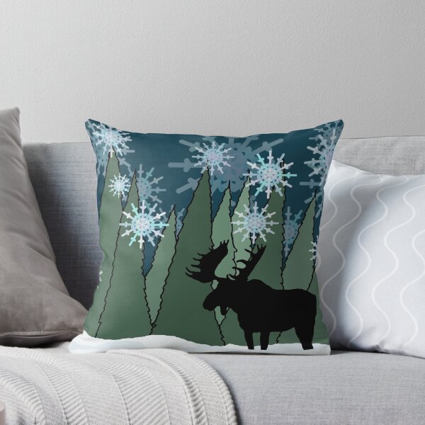 Item preview, Alce en el bosque nevado silencioso designed and sold by Melissa J Barrett.